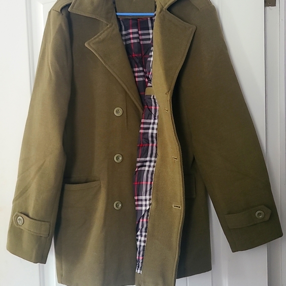 3XL (fits like womens Medium) Mountain Warehouse Army Green Peacoat - Picture 1 of 6